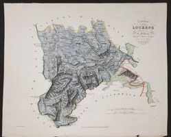 Kantonskarte Luzern 1851
