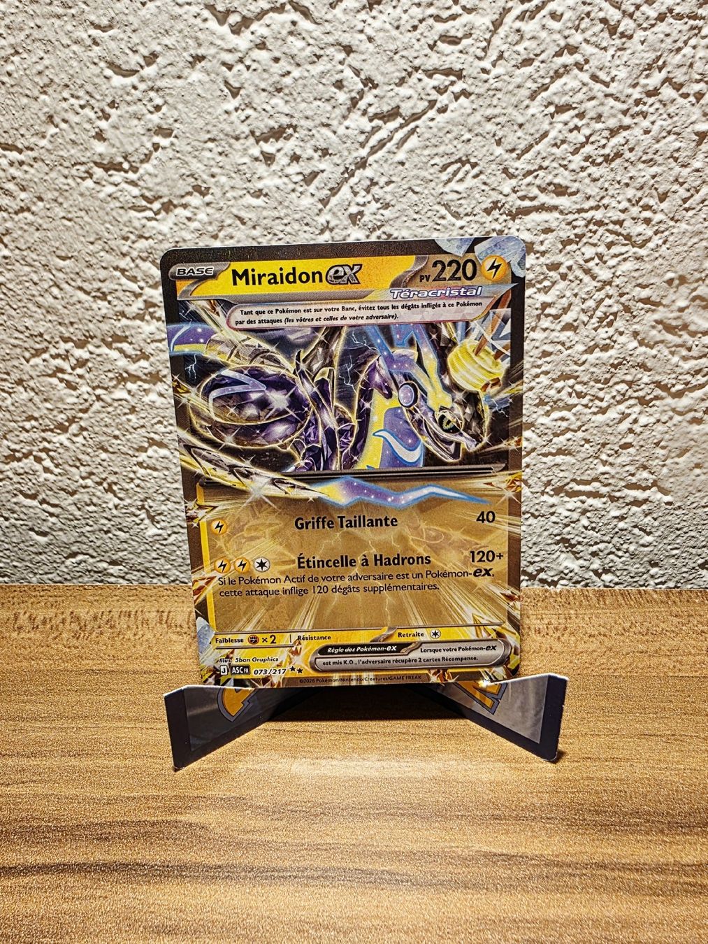Pokémon Carte collezionabili: Miraidon EX 073/217 Héros Transcendants – Nuovo (secondo la descrizione) da Turin (Salins) venduto da Meeelll01