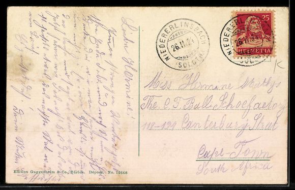 Cartes postales: AK Schönenwerd, Ortspanorama mit Kirche – D'occasion à Berlin par bartko-reher 1