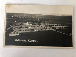 Ansichtskarte Waffenplatz Kloten Militär Kaserne Fotokarte