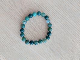 Moosachat Edelsteinarmband