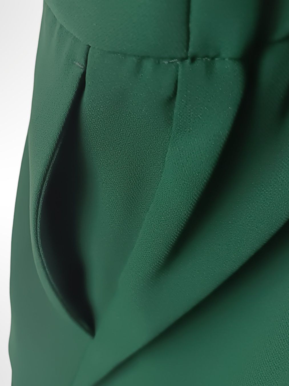Zara Pantaloni: ZARA Chiffonhose dunkelgrün Gr. S – Usato da Suhr venduto da Restwert_Suhr 3