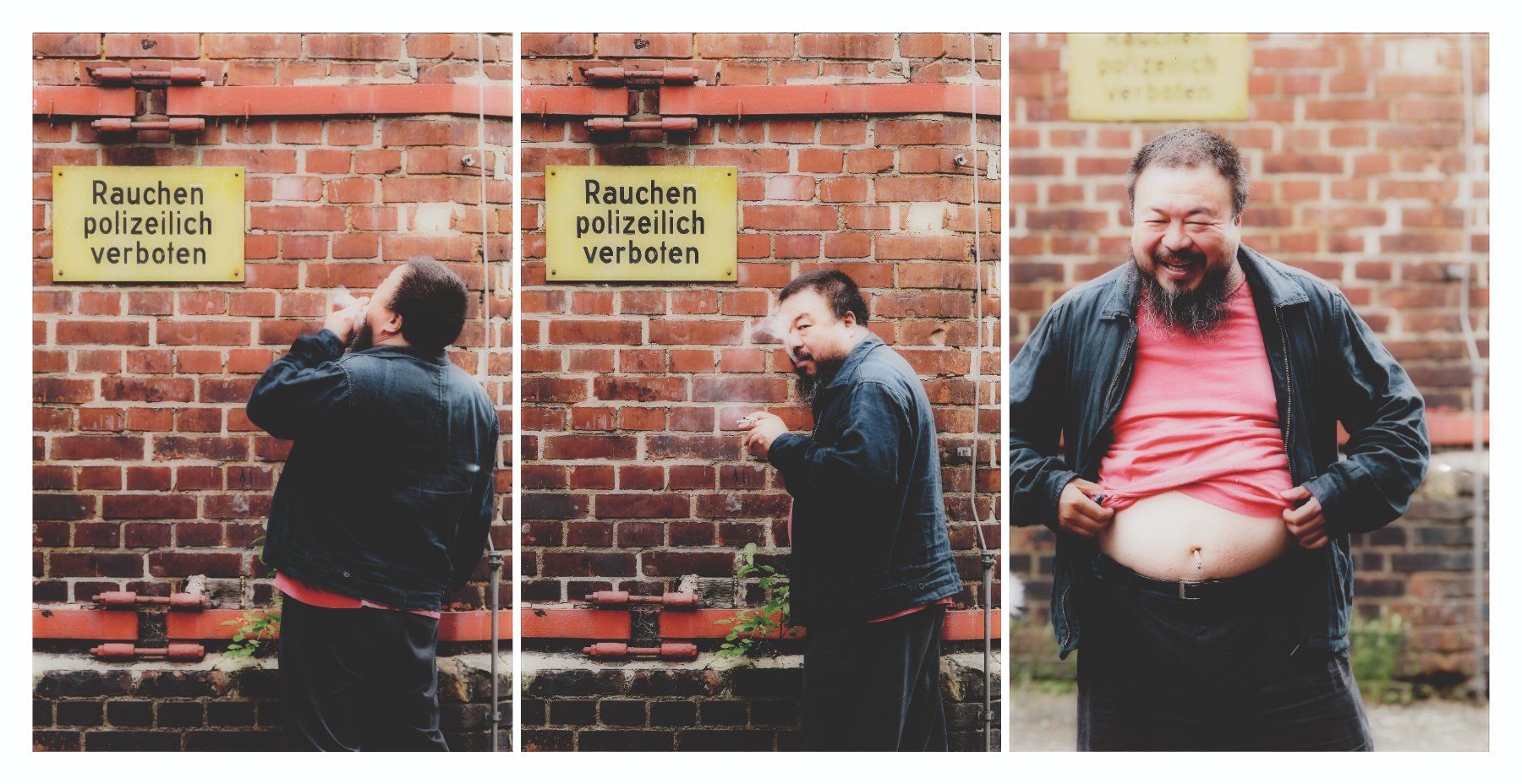 Foto & Immagini: C-Prints Sven Paustian Ai Wei Wei Polizeiverbot Triptychon – Usato da Zürich venduto da BOAC1943