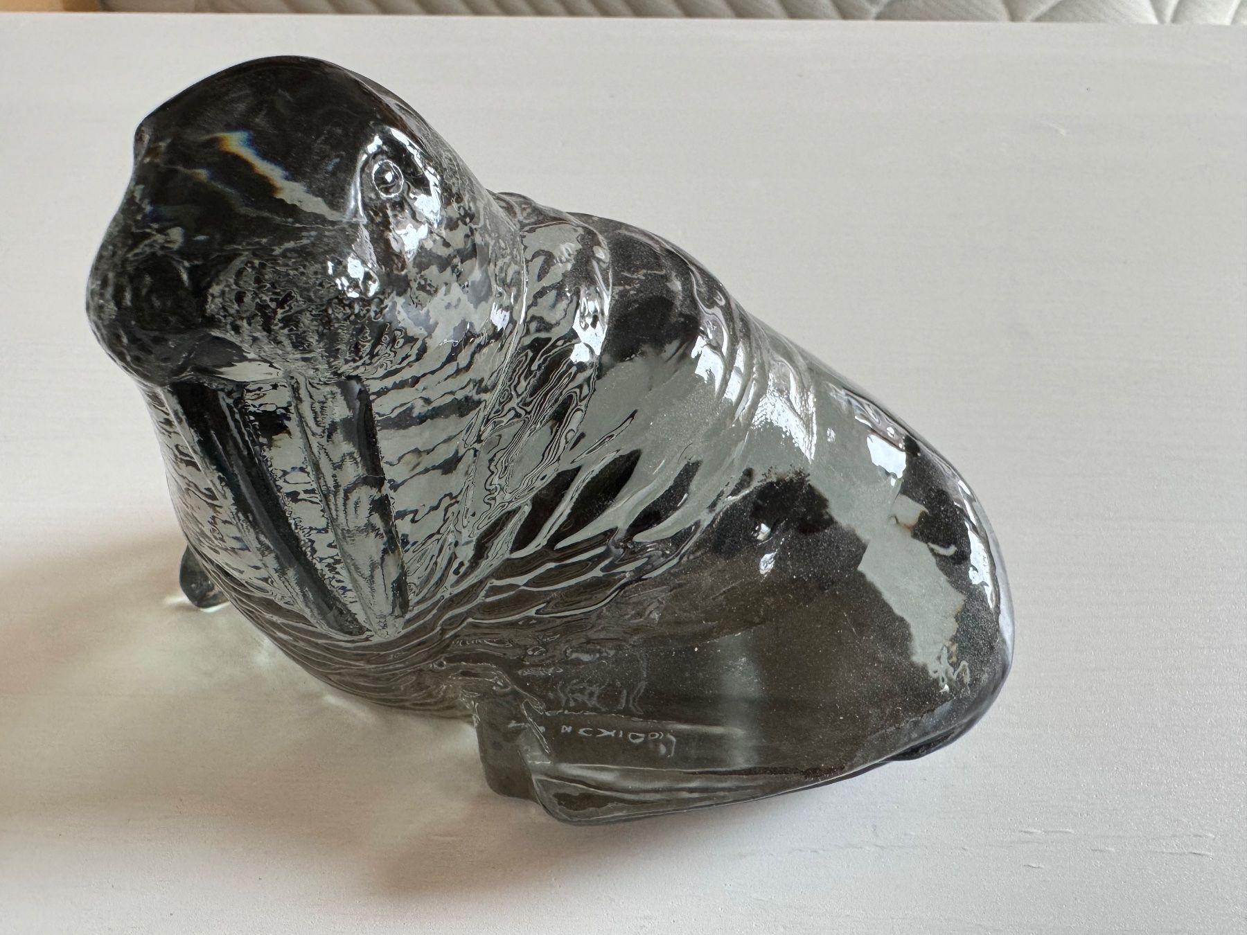 Kosta Boda Statuette: Walross WWF Nr. 5789 – Usato da golaten venduto da Hubas