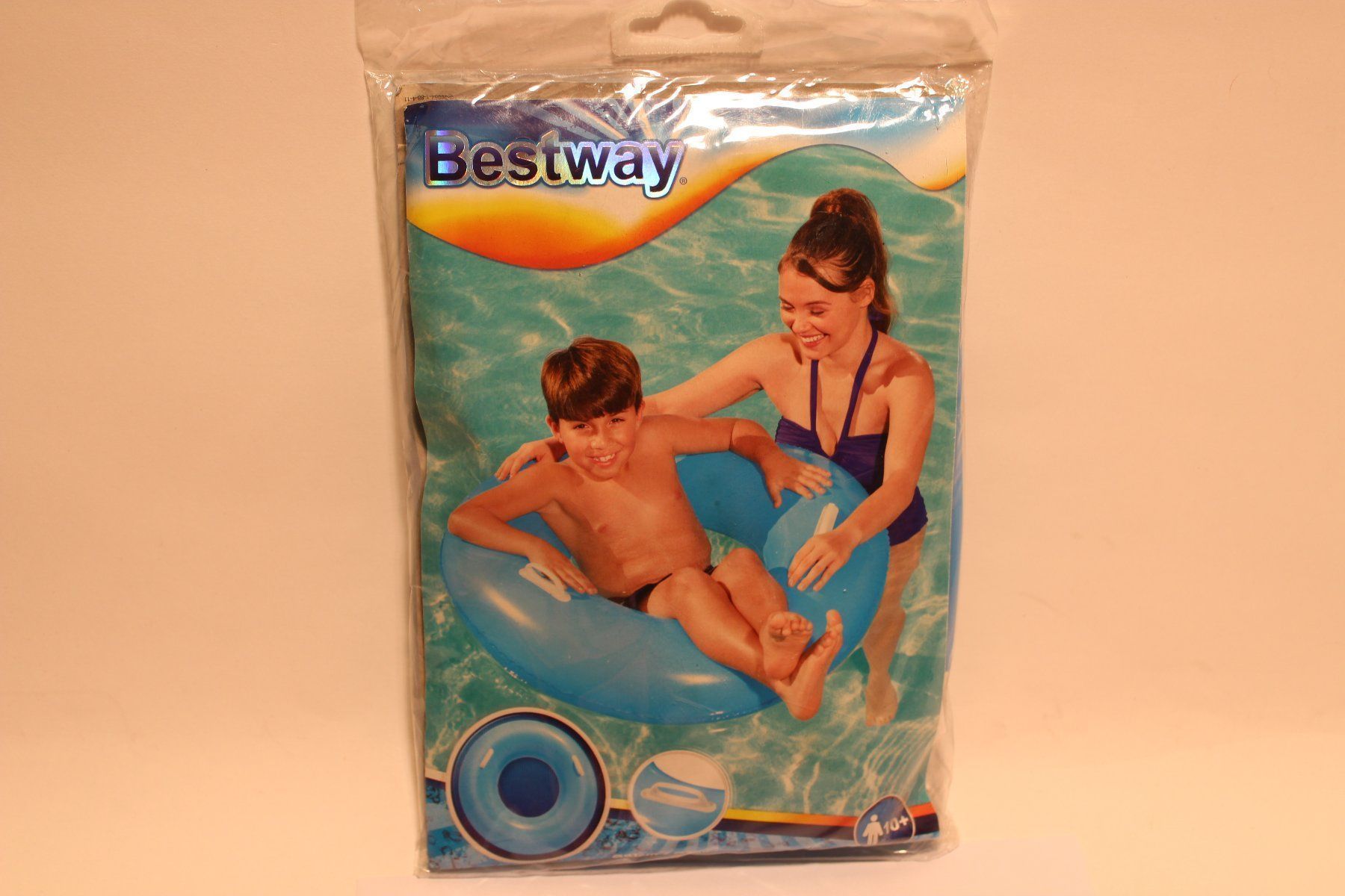Schwimmringe: Schwimmring mit 2 Griffen, hellblau, 91cm – Neu und originalverpackt aus Fehraltorf von haefens