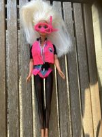 Barbie doll diver with mask and vest used condition