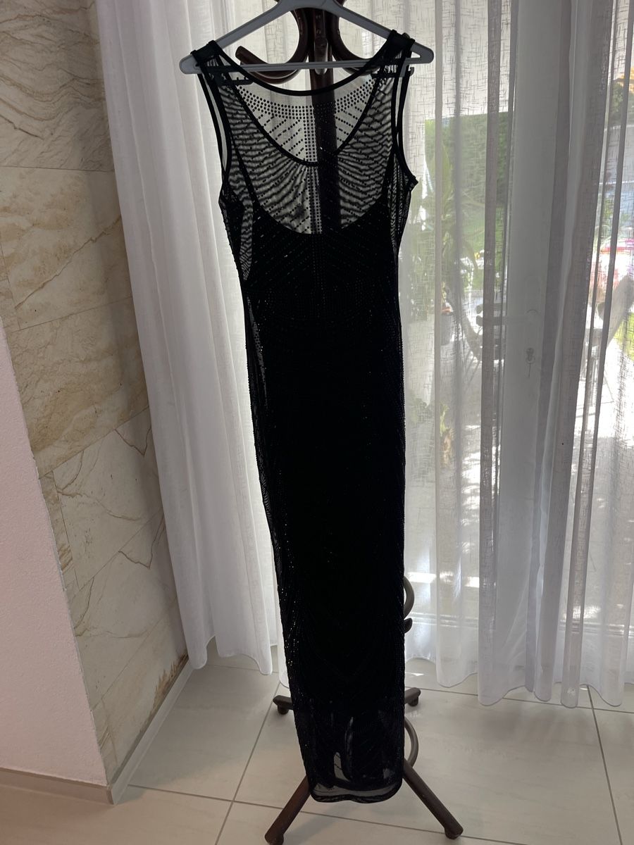 Kleider: Schickes, elegantes, langes, schwarzes Abendkleid, S/M – Gebraucht aus Oftringen von Makeq