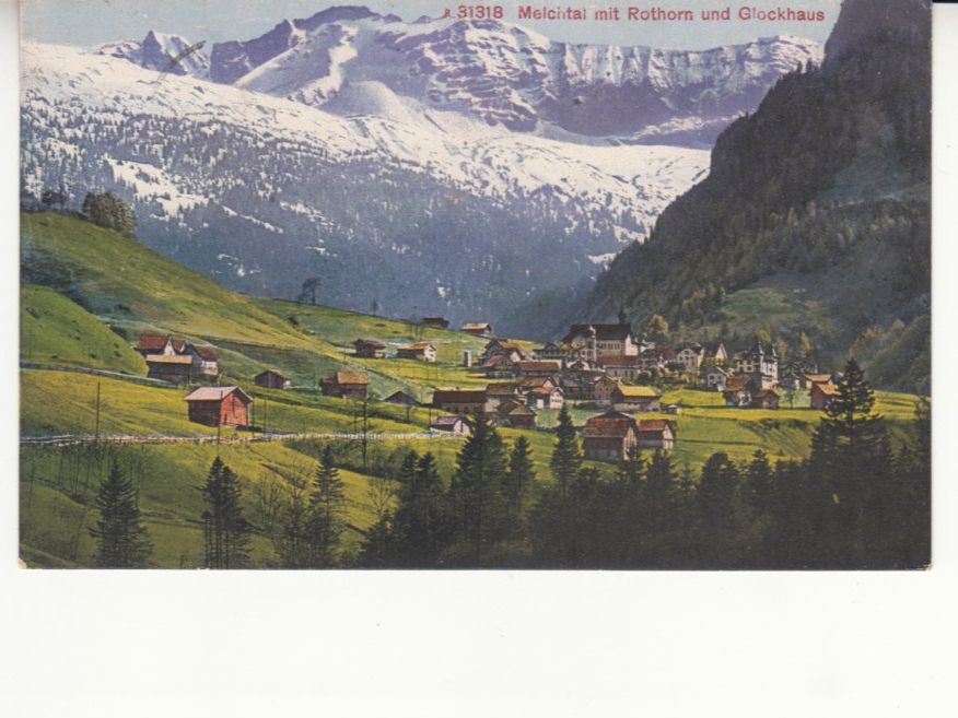 Cartoline postali: Melchtal 1919 – Usato da Bürglen TG venduto da StampGraf