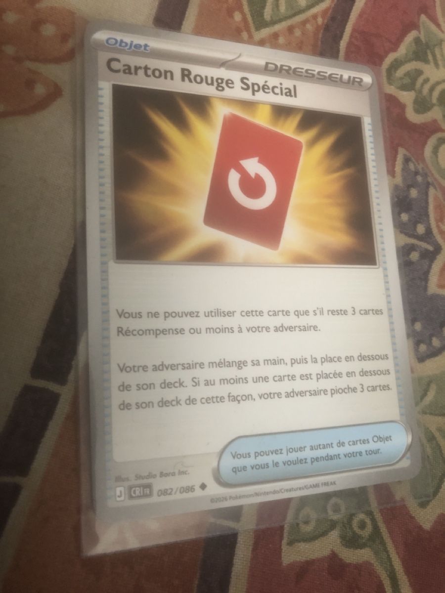 Pokémon Cartes à collectionner: Carton Rouge Spécial (FR) – Neuf (Voir description) à Lausanne par fransadpop