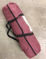 Zelt 2 Personen weinrot schwarz mit Tragetasche, gebraucht
