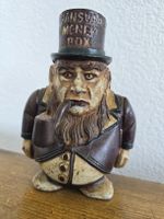 Transvaal Spardose um 1900 Paul Kruger Gusseisen ORIGINAL