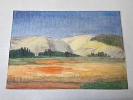 Sommerliche Landschaft von Alfred Gerber      (ID B5755)