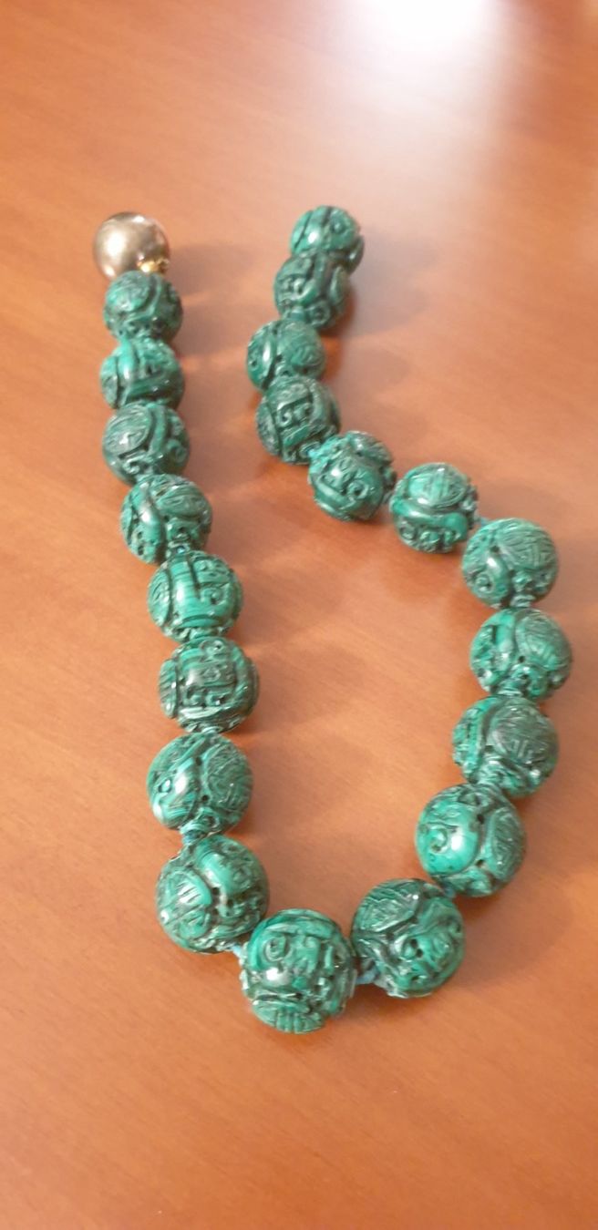 Catenine: Schöne Malachit Kette – Usato da Schaffhausen venduto da peggi77755 3