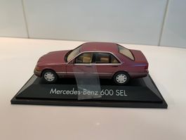 Mercedes-Benz 600  SEL herpa NEU & OVP 1-43