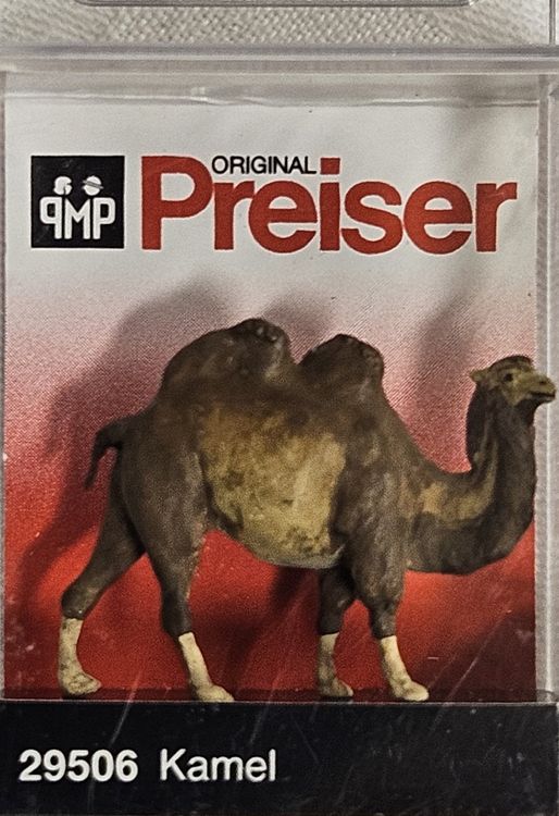 Preiser 1/87 Kamel Modell - Detailgetreue Figur Für Modelleisenbahn