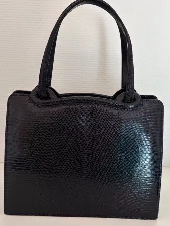 Elegante Krokodil-Leder Handtasche ca. 60 Jahre alt