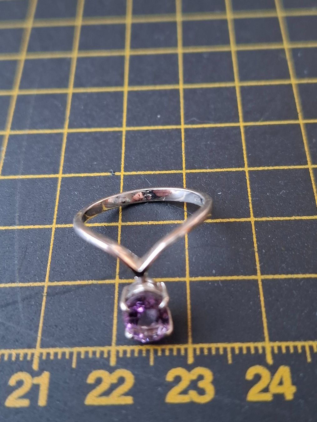 Anelli: Ring mit Amethyst S 925 – Usato da Zwieselberg venduto da Halifaxmendusli 5