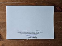 Folder Volksbräuche 1977/82 überreicht von den PTT-Betrieben