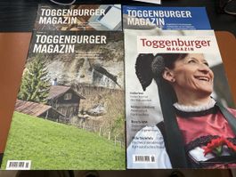 Toggenburger Magazin - 4 Ausgaben, verschiedene Jahrgänge