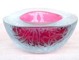 Murano Glas Bowl Vide Poche Vintage Poli ? Toso ? Böhmen ?