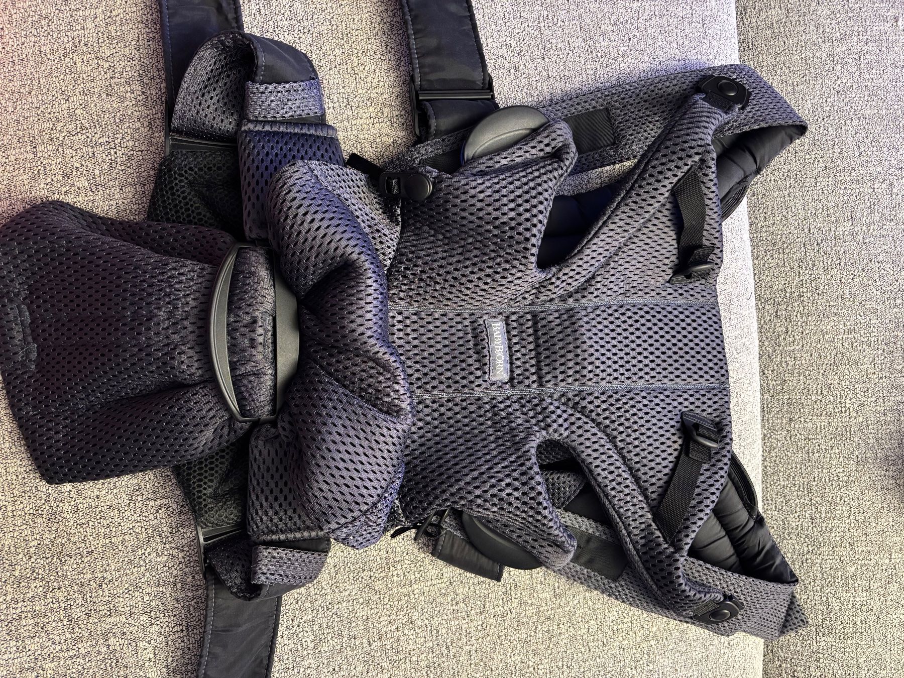 Marsupi portabebè: BABYBJÖRN Babytrage Move 3D Mesh anthrazit – Usato da Urdorf venduto da anna_tortora 2