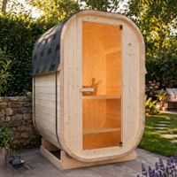 Traditionelle Sauna - Outdoor Fasssauna OVIEDO + Ofen 3,6kW
