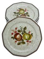 Lot de 6 grandes assiettes plates Winterling Bavaria Debora