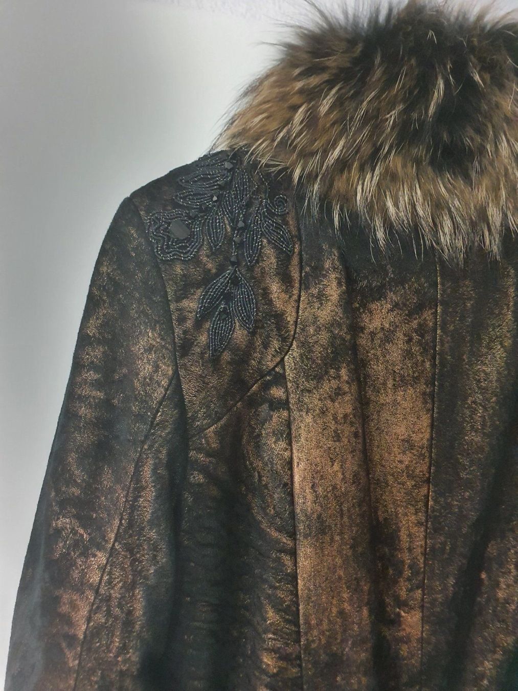 Cappotti: Leder/Lammfellmantel Gr. 38 – Nuovo (secondo la descrizione) da Basel venduto da lilavintage 4