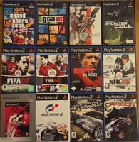 12x Play Station 2 / PS2 Spiele - GTA, MGS2, NFS, GT4