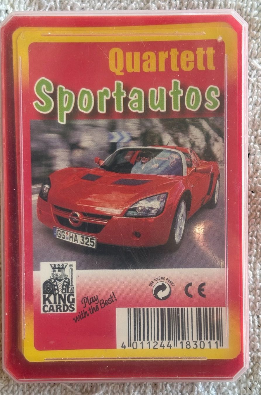 Giochi: QUARTETT SPORTAUTOS – Usato da Ostermundigen venduto da Heavenmaus75