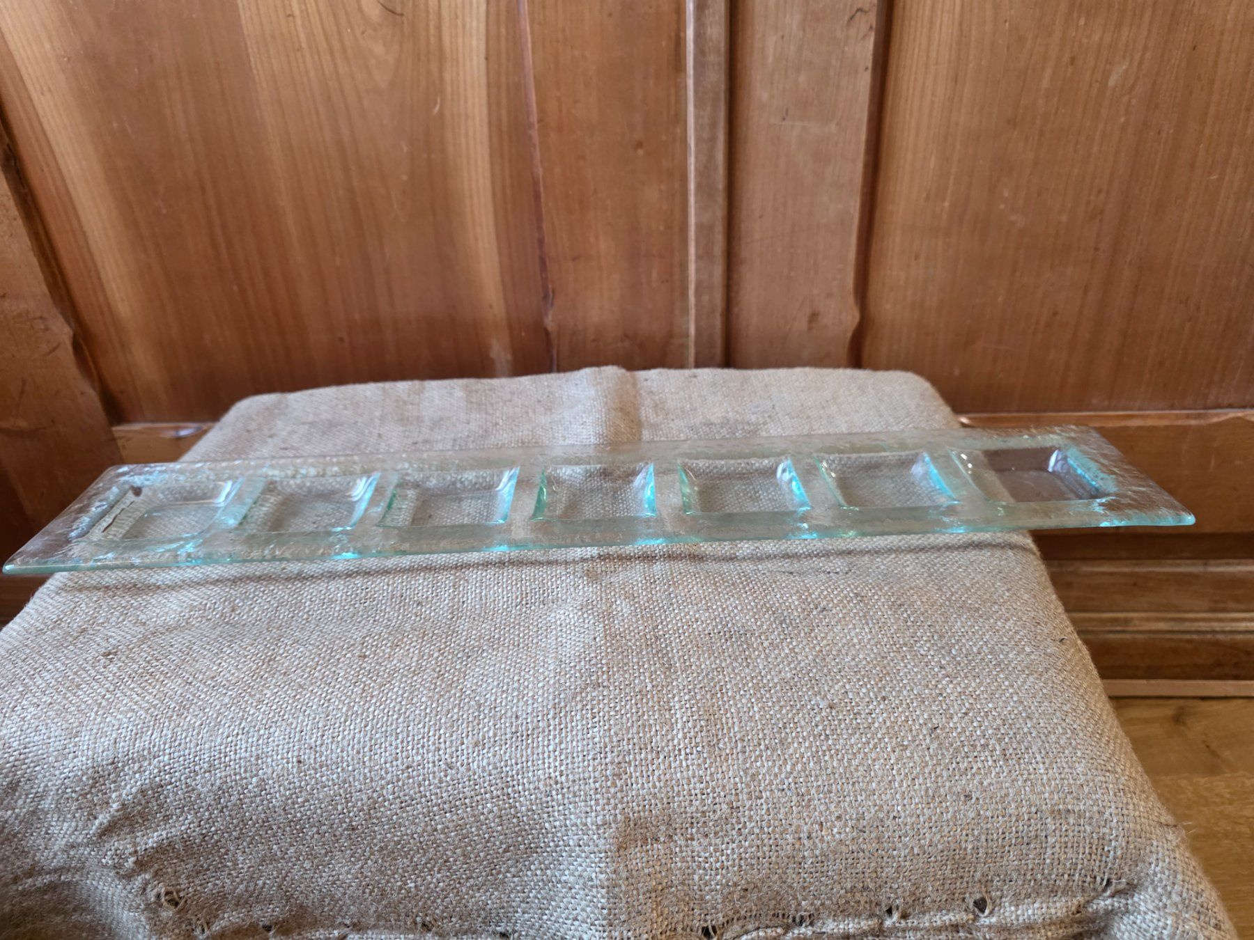 Plateaux: Glas Servierteller Platte Teller Kerzen Schale – D'occasion à Walterswil BE par Lonitti 6