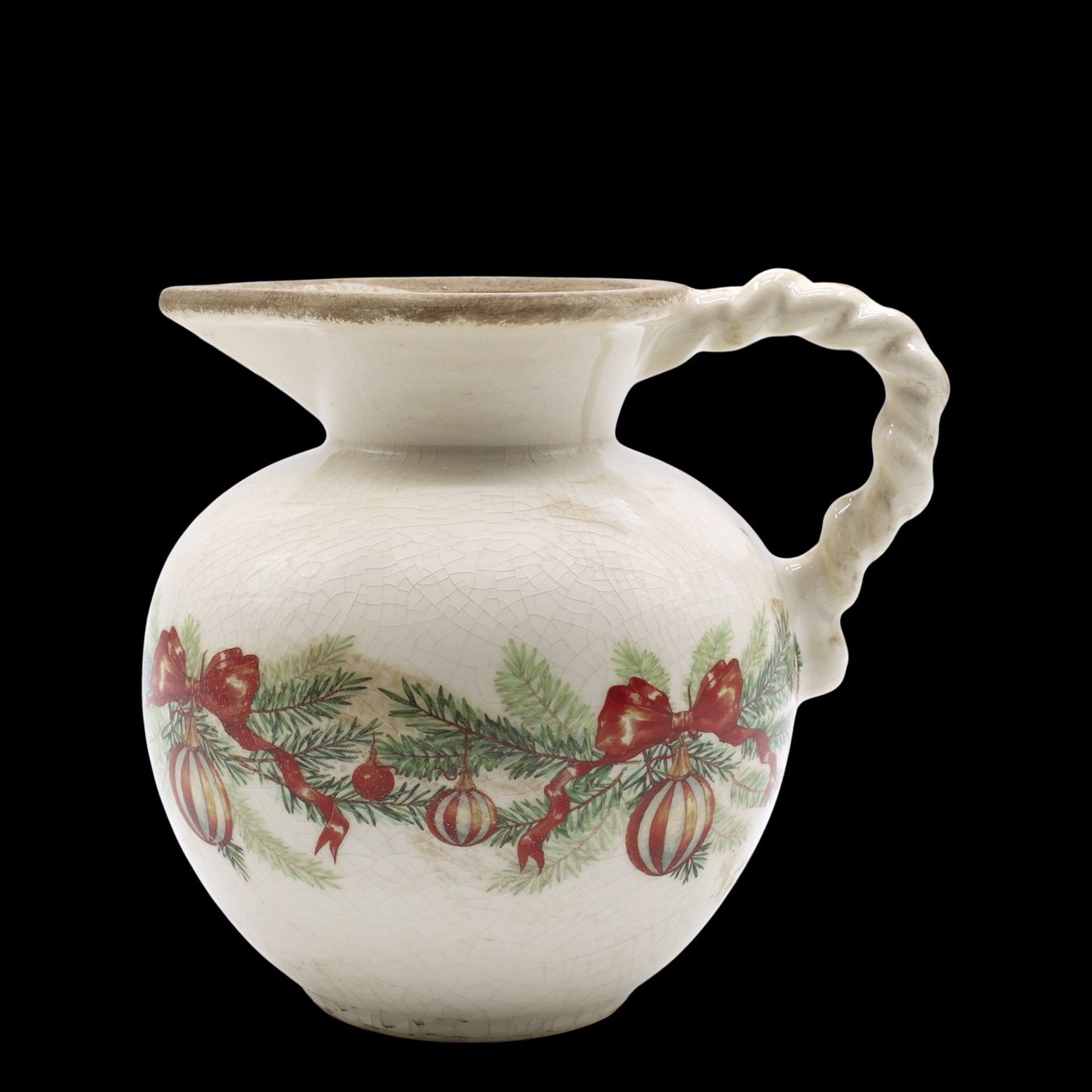 Vasi & Recipienti: Chic Antique Kanne mit Weihnachtskugel und Schleife – Nuovo e nell'imballaggio originale da Innertkirchen venduto da Glatthard-Interior 3