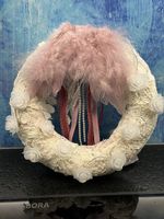 Türkranz Kranz Hausdeko Shabbydeko Vintagedeko Lichterkette