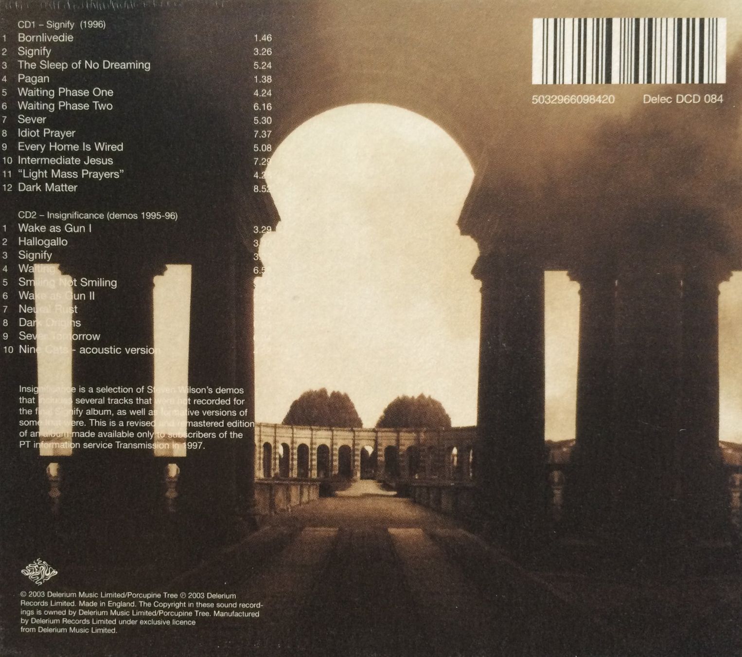 CDs: PORCUPINE TREE - SIGNIFY – Gebraucht aus Bottens von hotter-than-hell 1