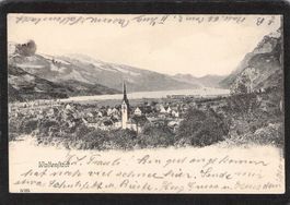 Walenstadt SG , gel. 1907, Schiessschule Walenstadt Stempel