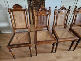 3 antike Stühle aus der Gründerzeit