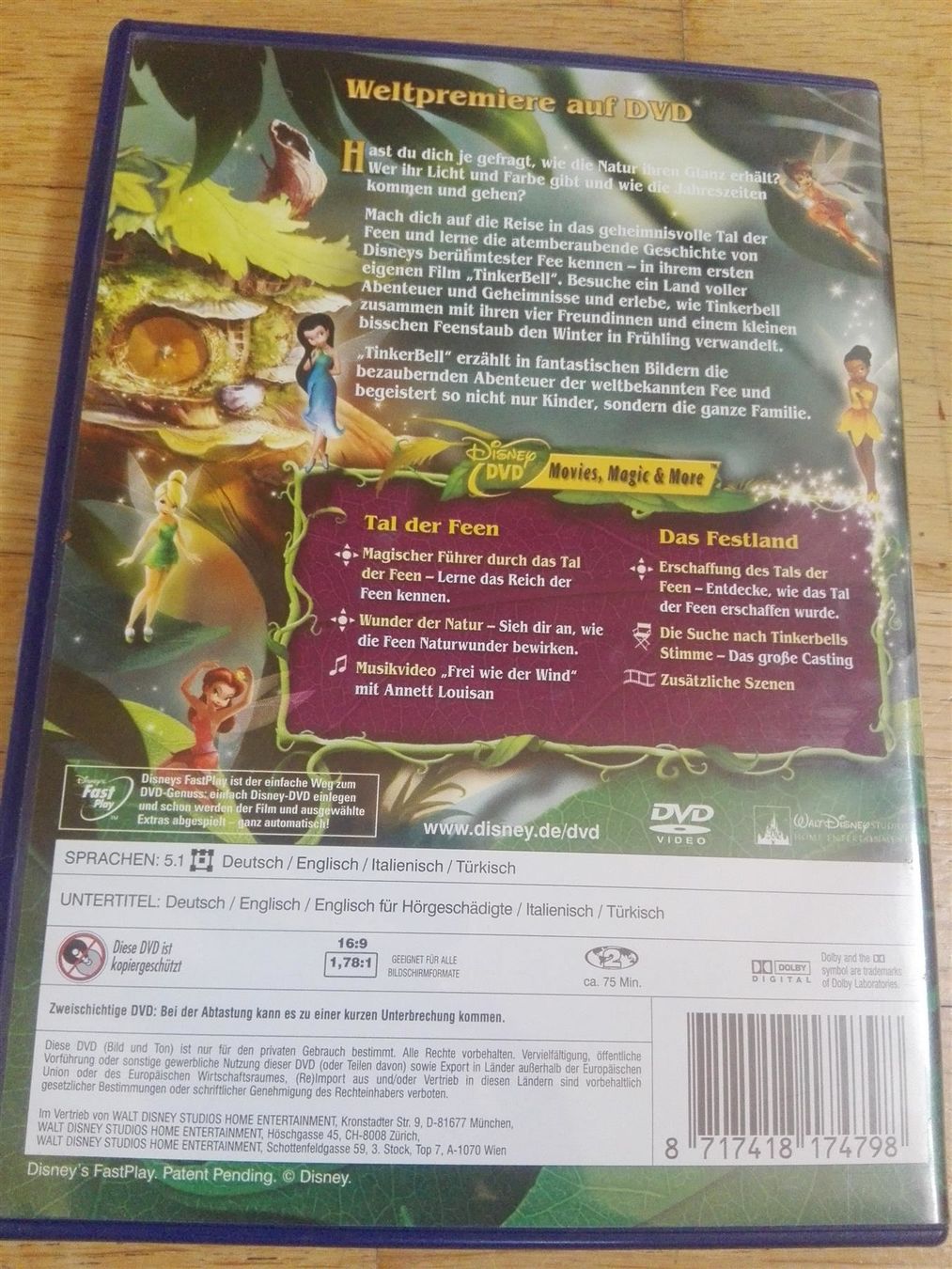 Tutti i DVDs: TinkerBell  (Feen-Trilogie) – Usato da St.Gallen venduto da elk2023 4