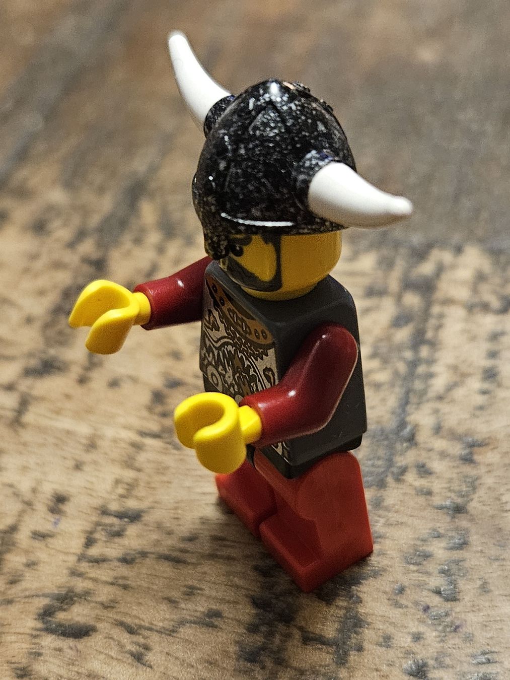 Lego Baukästen: lego figurine vik032 Viking Red Chess Bishop – Gebraucht aus Confignon von Ecrofigs 2