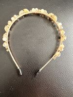Haarreif mit Glitzersteinen — Gold-farbig
