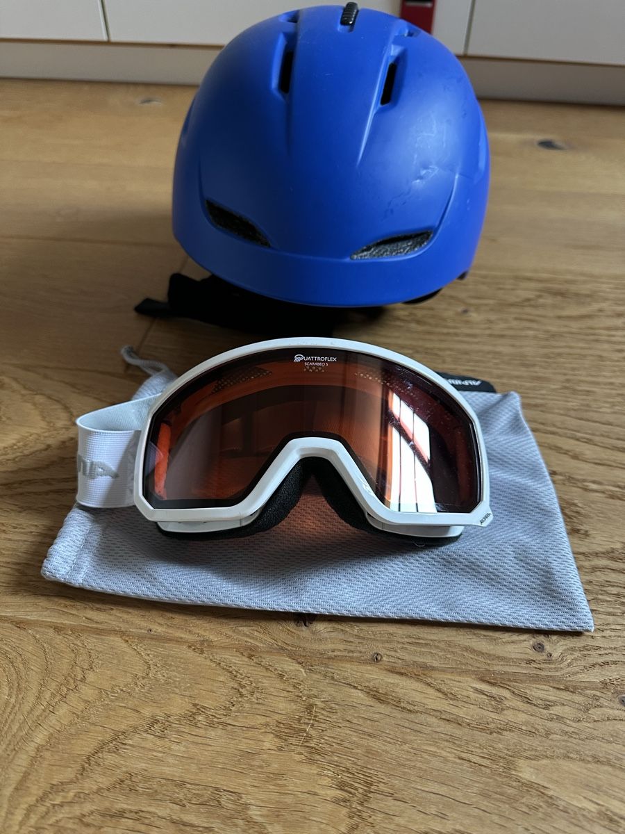 Helme: Skihelm und Skibrille  – Neu (gemäss Beschreibung) aus Rifferswil von n.megert