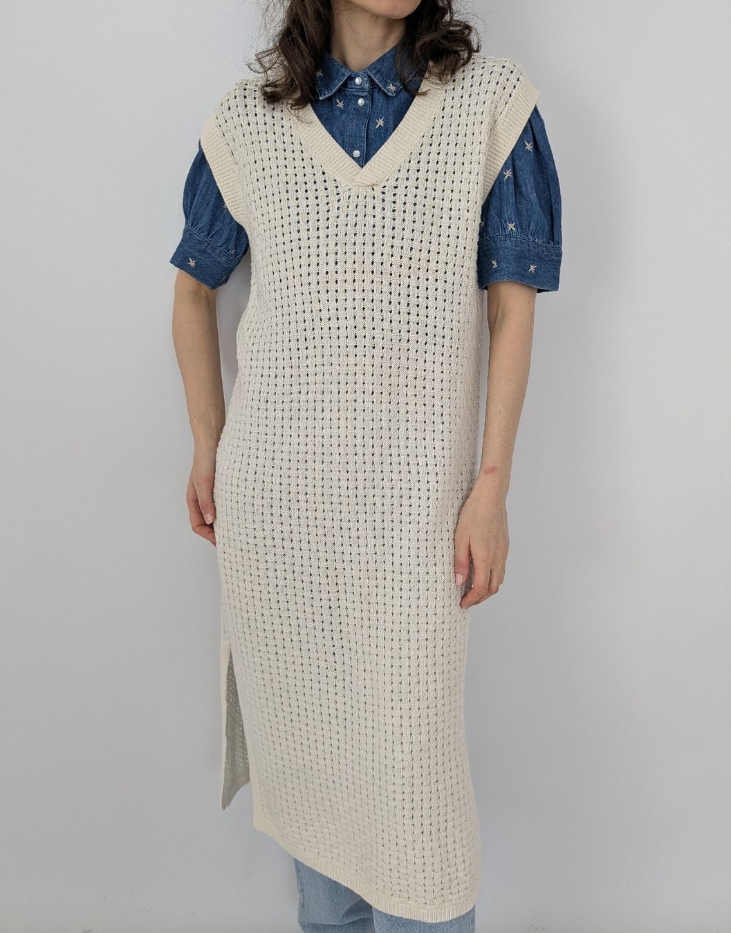Gilets: Weste Kleid ICHI Strick Optik Gr. S – D'occasion à Rorschach par olg_5qq2 7