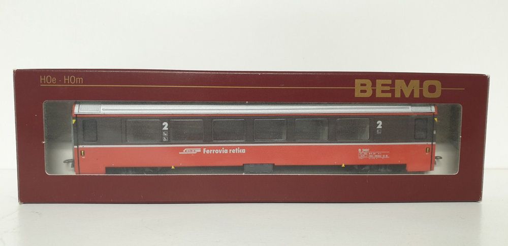 Wagon Bemo H0m - RhB Bernina A 1272 - Échelle H0m - Comme Neuf