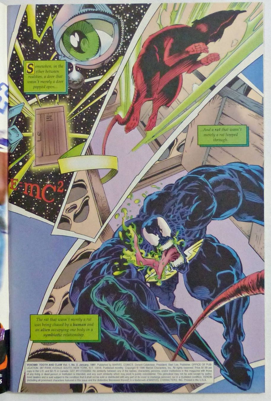 Fumetti: VENOM WAR WITH WOLVERINE - TOOTH & CLAW #2 MARVEL 1997 – Usato da Lugano venduto da YouWantUS 1