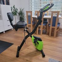 Heimtrainer Fahrrad mit Rückenlehne