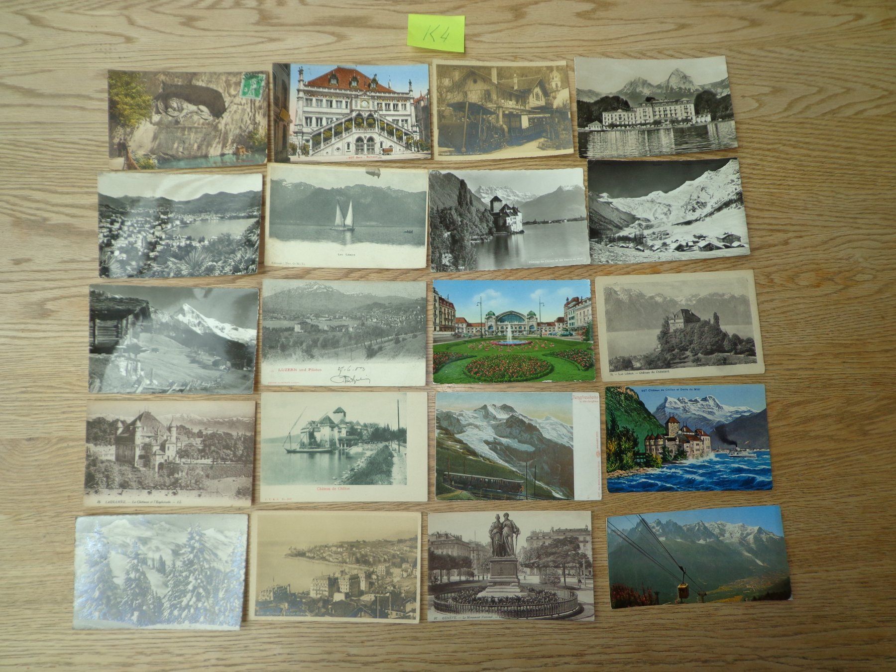Cartoline postali: Antike Postkarten Ansichtskarten Schweiz Sammlung 20 Stück – Usato da Andeer venduto da Baerenburger