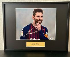Lionel Messi Autogramm mit Zertifikat