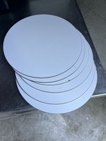 6 Stk. runde Servierplatten, Durchmesser 30cm,