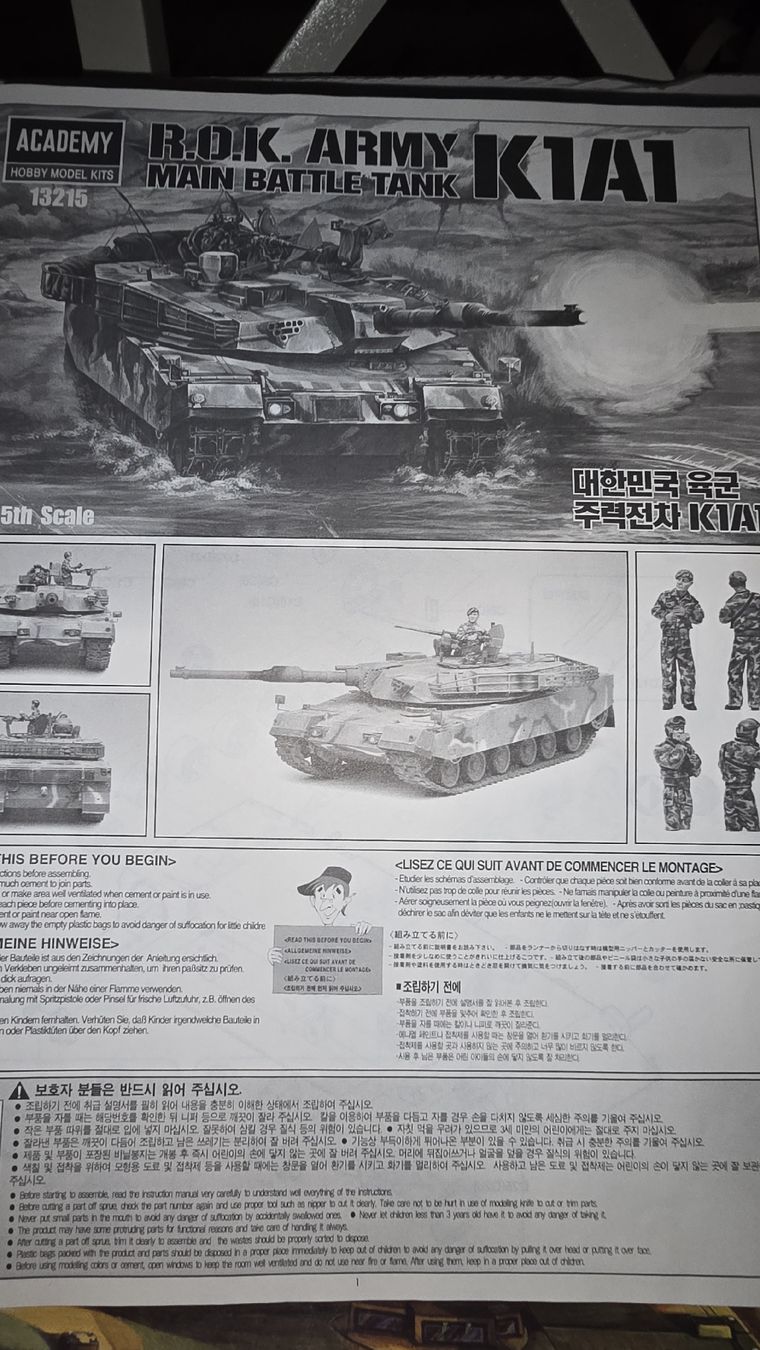 Academy Kit di modellismo & Modellini statici: Academy K1A1 Main Battle Tank Modello – Nuovo e nell'imballaggio originale da Balsthal venduto da cri_8tqn 3