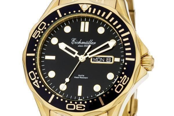 Orologi: Eichmüller- Waterproof 200m Datum 3450 4 – Nuovo e nell'imballaggio originale da Wittenbach venduto da uhrenshop24swiss 2