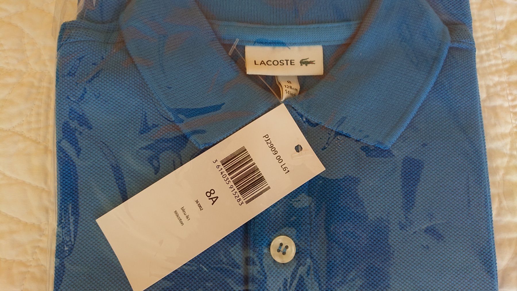 Lacoste Hemden, T-Shirts & Polos: Lacoste Jungen - Poloshirt Grosse 8A – Neu und originalverpackt aus Bottmingen von Malina_Outlet 1